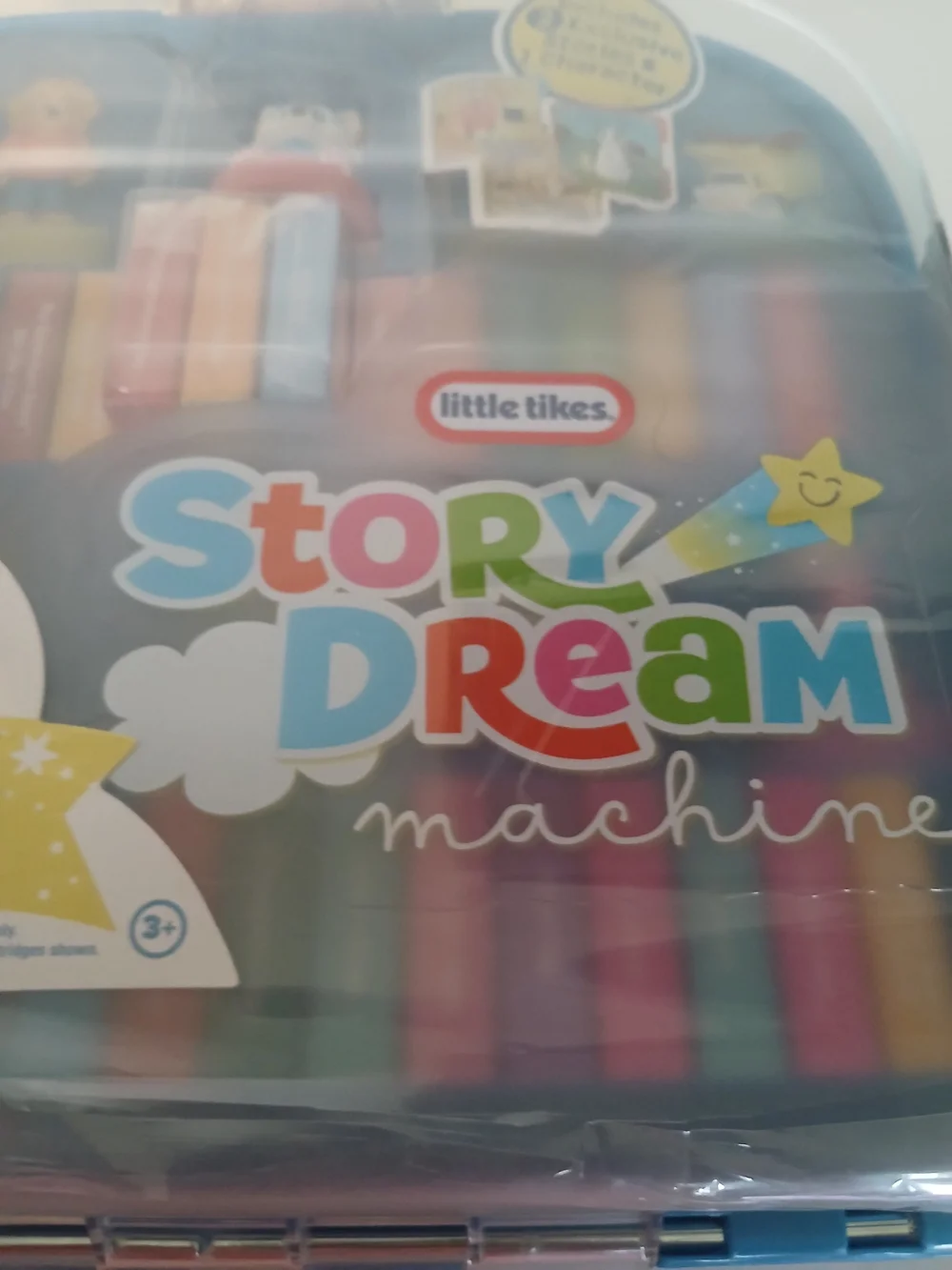Little Tikes Story Dream Machine Show & Go Storage Case - Blue